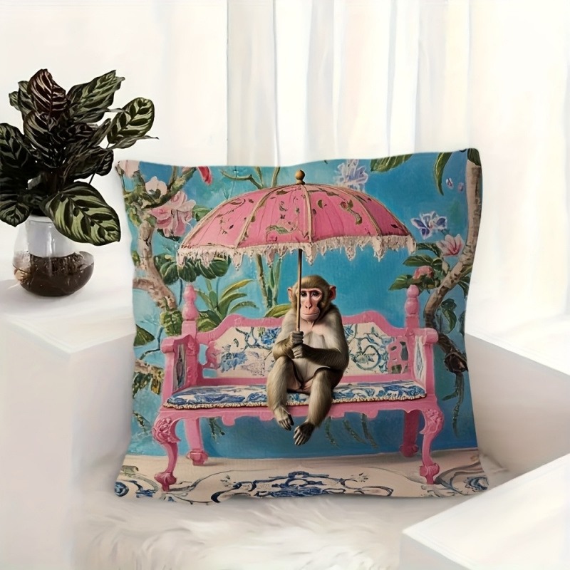 1 szt., Retro różowa poszewka  – Pillow Insert 18X18 recenzja i cena